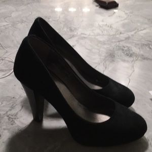 Black Suede heels